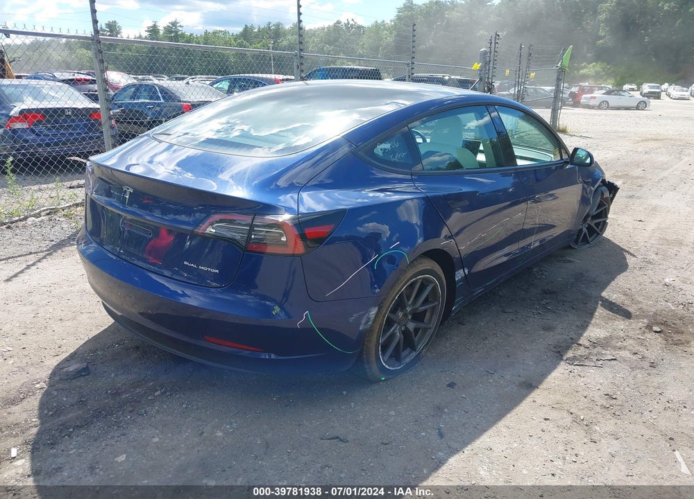 2023 TESLA MODEL 3 LONG RANGE DUAL MOTOR ALL-WHEEL DRIVE VIN: 5YJ3E1EBXPF694206