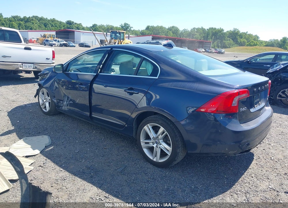 2015 VOLVO S60 T5 PREMIER VIN: YV1612TK3F2348978