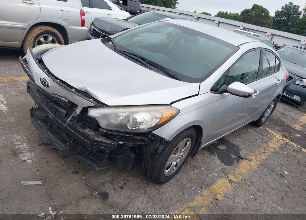 2016 KIA FORTE LX VIN: KNAFK4A67G5495886