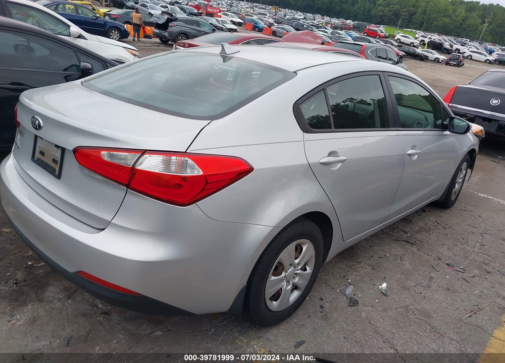2016 KIA FORTE LX VIN: KNAFK4A67G5495886