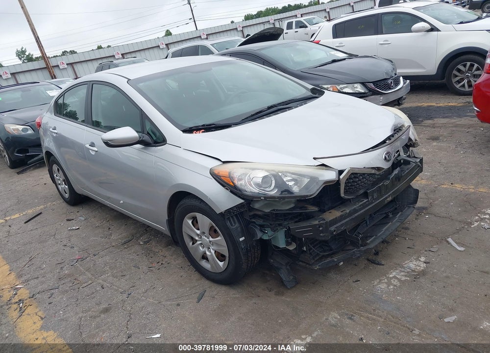 2016 KIA FORTE LX VIN: KNAFK4A67G5495886