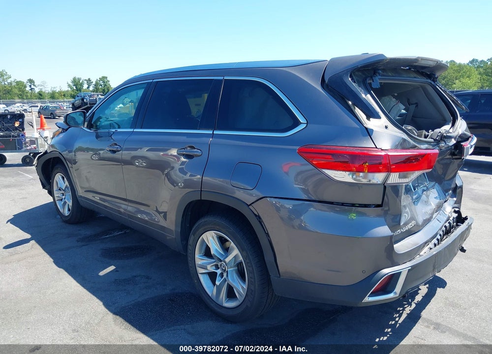 2019 TOYOTA HIGHLANDER LIMITED VIN: 5TDYZRFH4KS303387