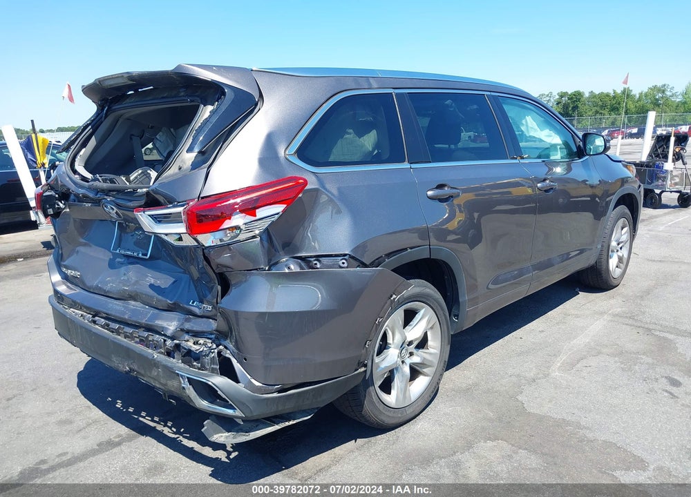 2019 TOYOTA HIGHLANDER LIMITED VIN: 5TDYZRFH4KS303387
