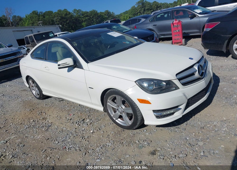 2012 MERCEDES-BENZ C 250 VIN: WDDGJ4HBXCF752448