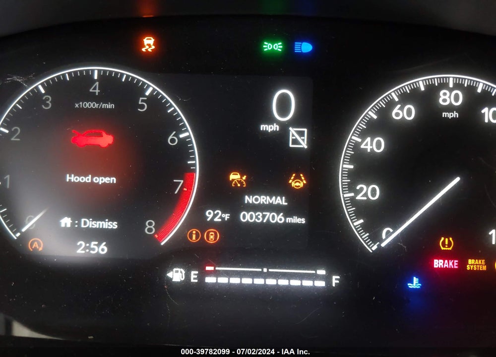 2024 HONDA CIVIC SPORT VIN: 2HGFE2F57RH574826