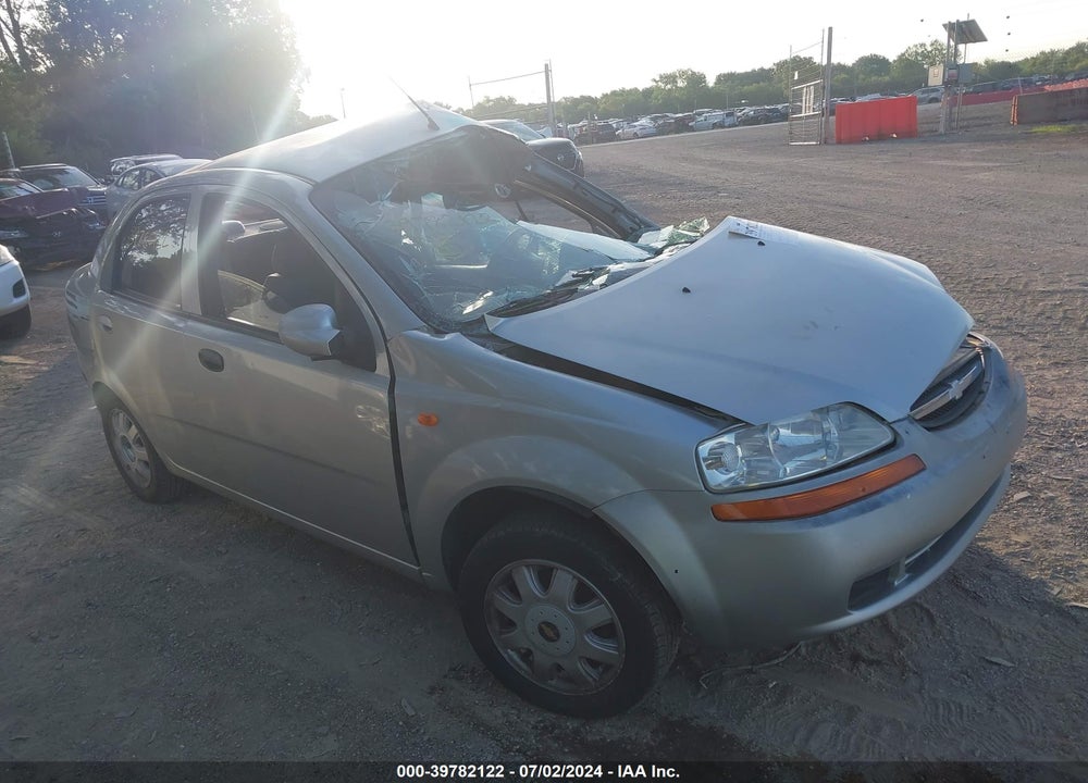 2004 CHEVROLET AVEO LS VIN: KL1TJ52624B154431