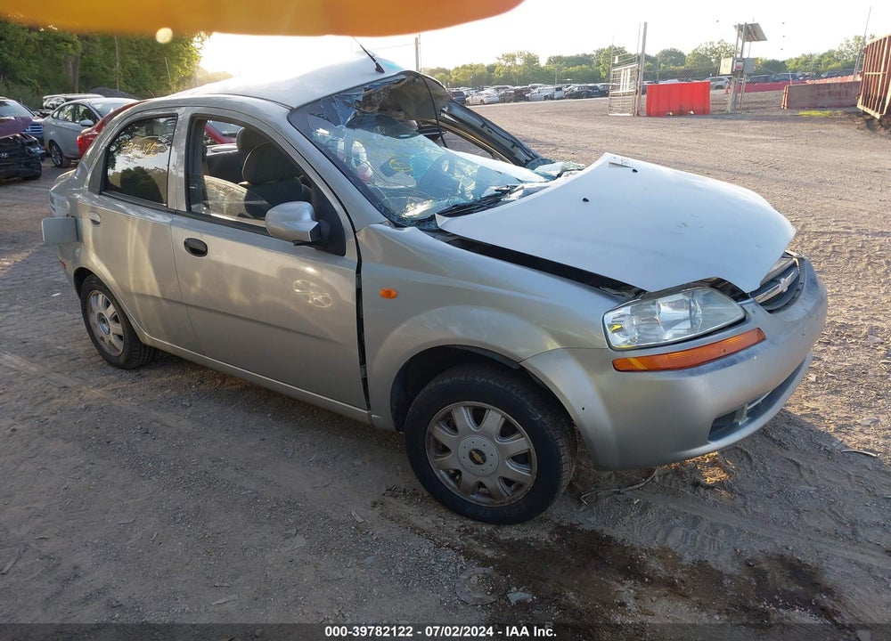 2004 CHEVROLET AVEO LS VIN: KL1TJ52624B154431