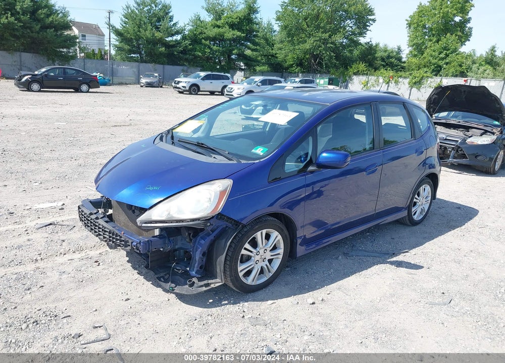 2010 HONDA FIT SPORT VIN: JHMGE8H42AS018736