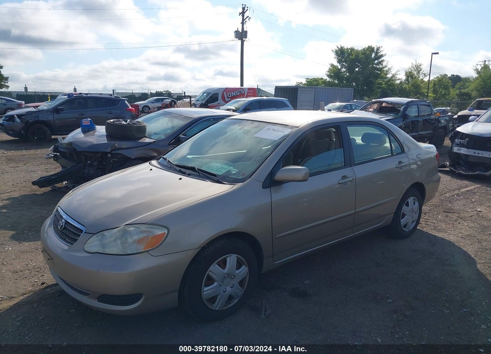 2007 TOYOTA COROLLA LE VIN: 2T1BR32E37C742028