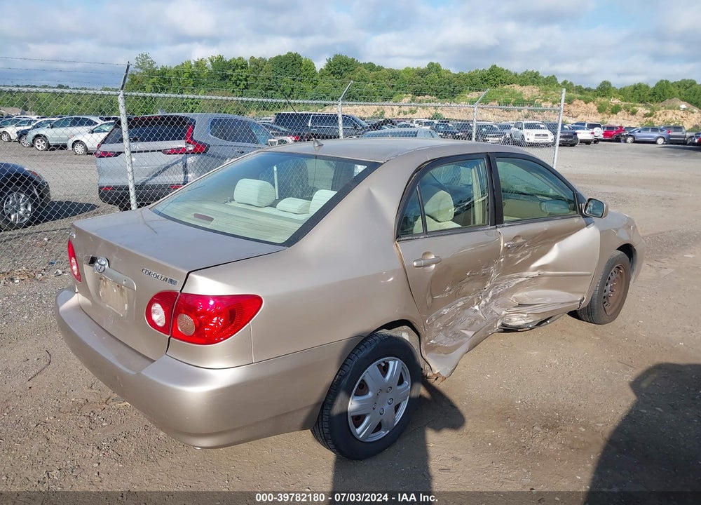 2007 TOYOTA COROLLA LE VIN: 2T1BR32E37C742028