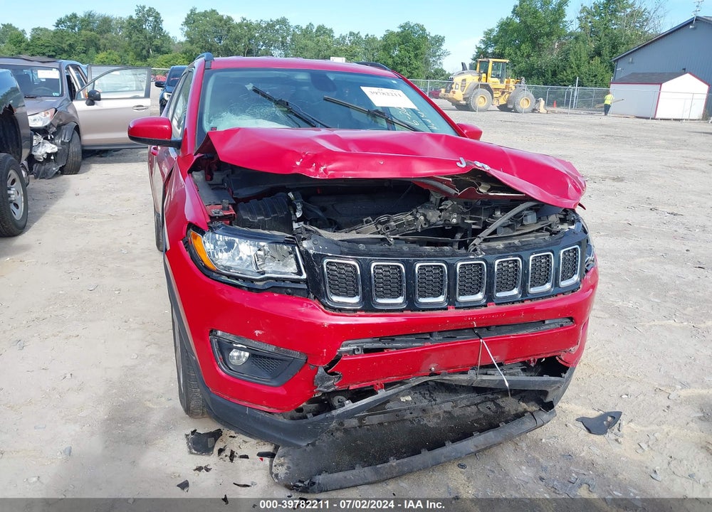 2018 JEEP COMPASS LATITUDE FWD VIN: 3C4NJCBB7JT108588