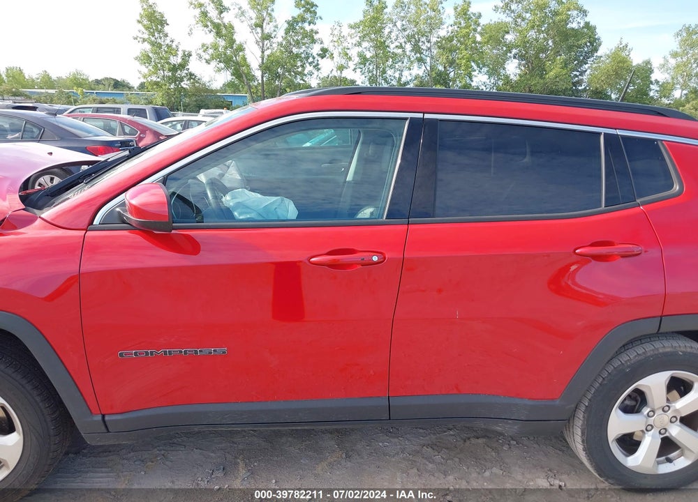 2018 JEEP COMPASS LATITUDE FWD VIN: 3C4NJCBB7JT108588