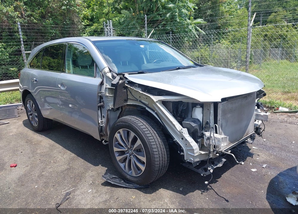 2014 ACURA MDX TECHNOLOGY PACKAGE VIN: 5FRYD3H42EB014540