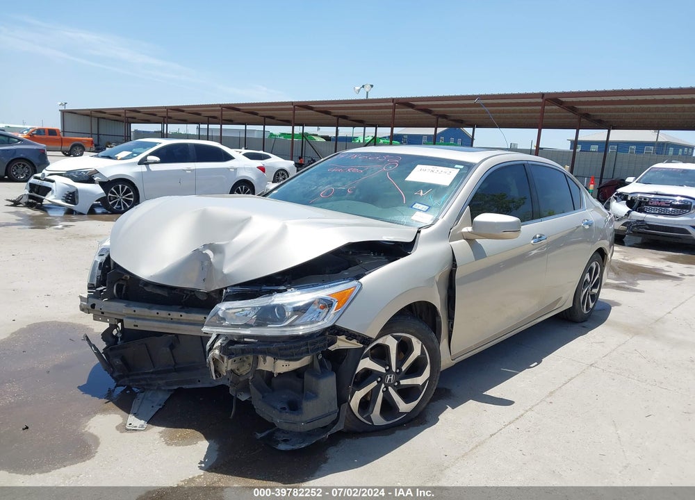 2016 HONDA ACCORD EX VIN: 1HGCR2F77GA045722