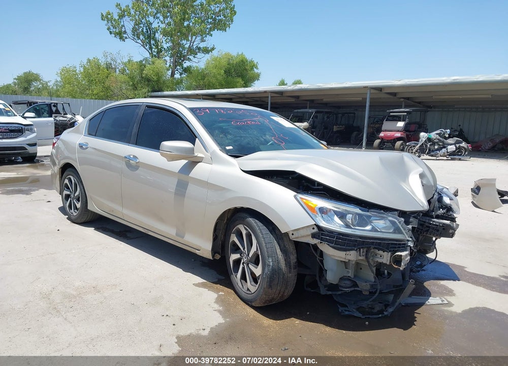2016 HONDA ACCORD EX VIN: 1HGCR2F77GA045722