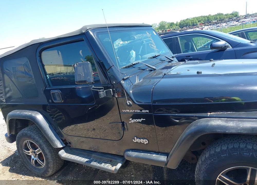 2002 JEEP WRANGLER SPORT VIN: 1J4FA49S12P724934