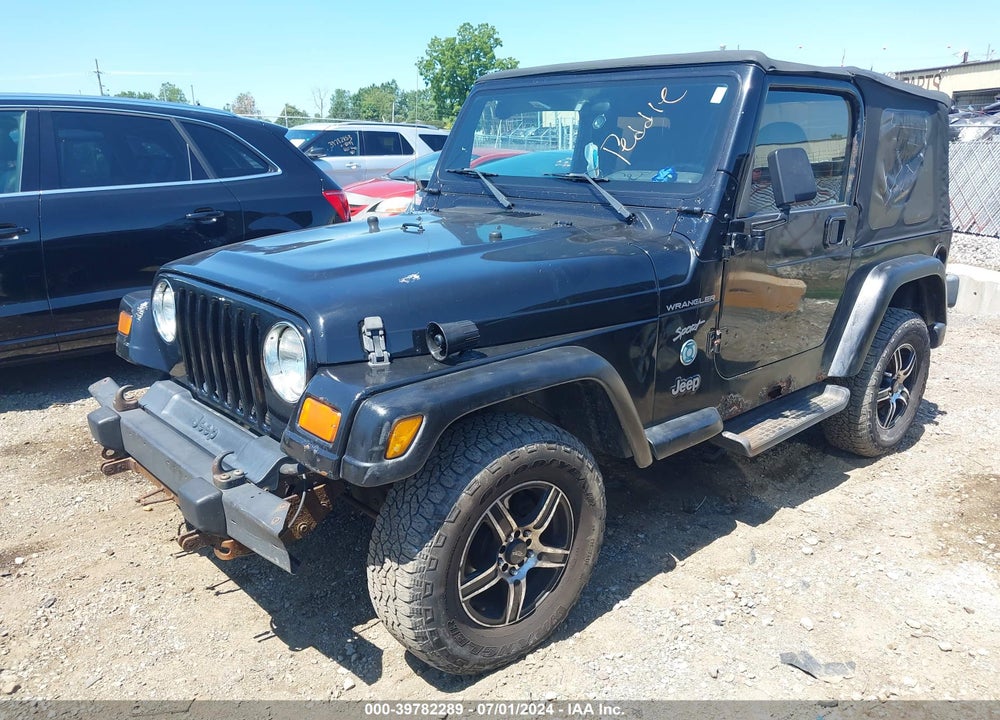 2002 JEEP WRANGLER SPORT VIN: 1J4FA49S12P724934
