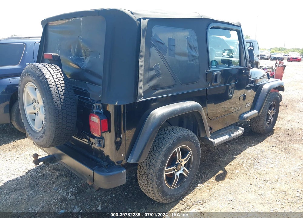 2002 JEEP WRANGLER SPORT VIN: 1J4FA49S12P724934