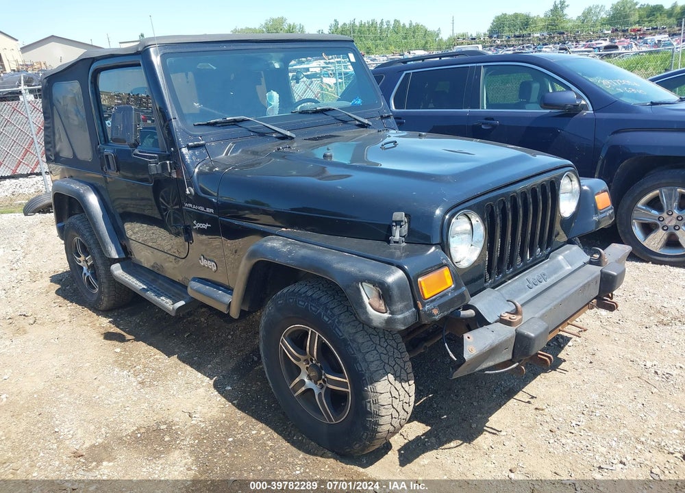 2002 JEEP WRANGLER SPORT VIN: 1J4FA49S12P724934