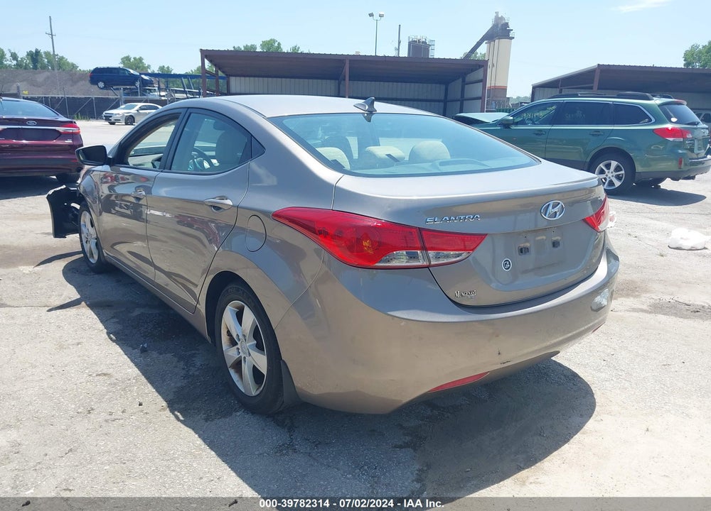2013 HYUNDAI ELANTRA GLS VIN: 5NPDH4AE9DH237008