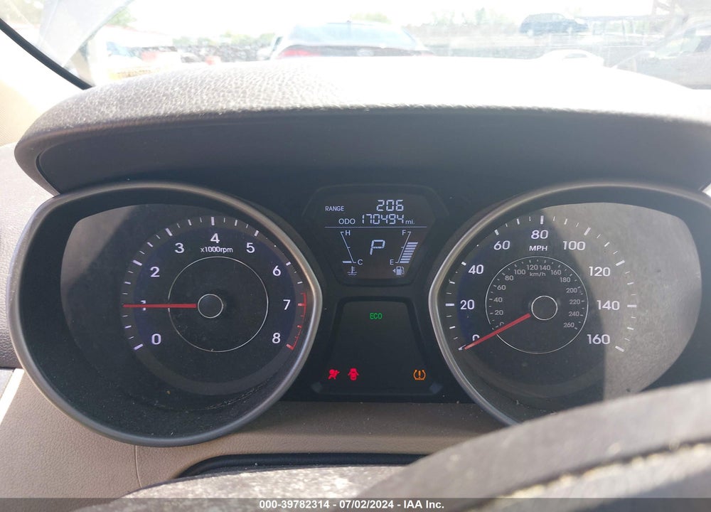 2013 HYUNDAI ELANTRA GLS VIN: 5NPDH4AE9DH237008
