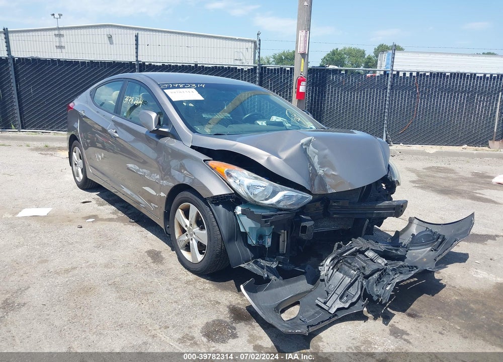 2013 HYUNDAI ELANTRA GLS VIN: 5NPDH4AE9DH237008