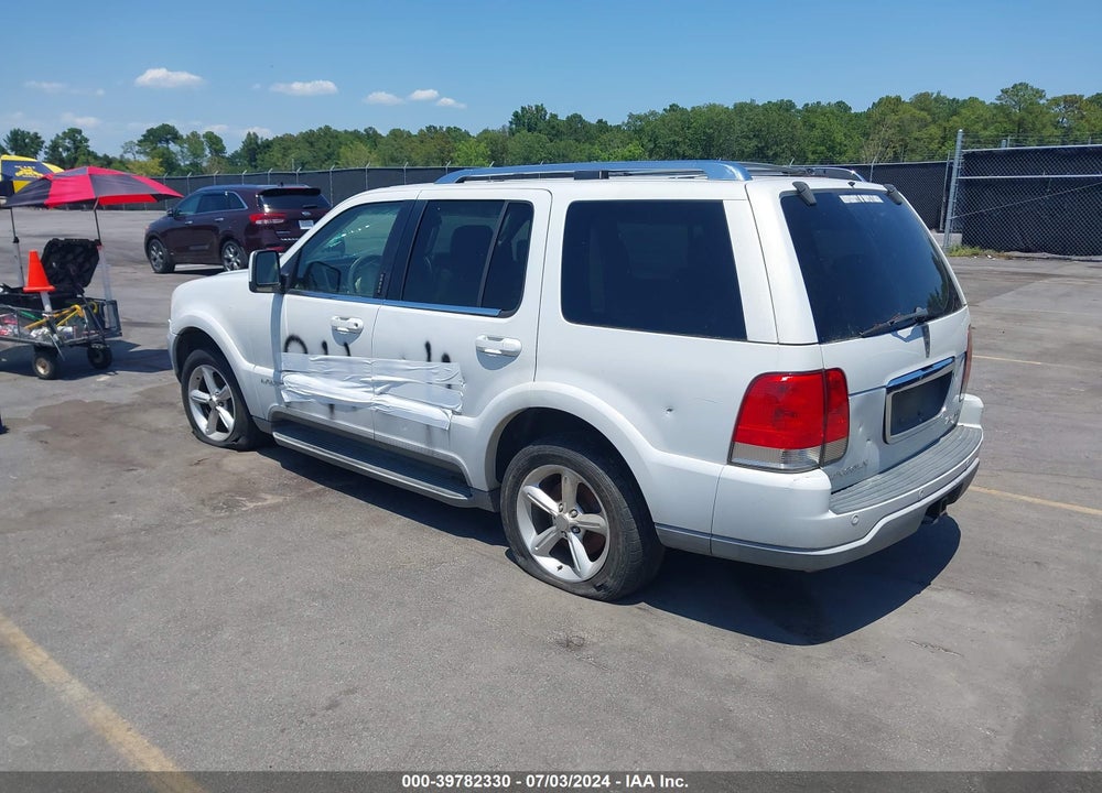 2003 LINCOLN AVIATOR VIN: 5LMEU68H33ZJ47834