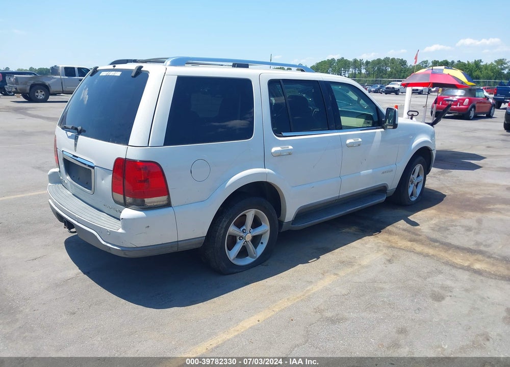2003 LINCOLN AVIATOR VIN: 5LMEU68H33ZJ47834
