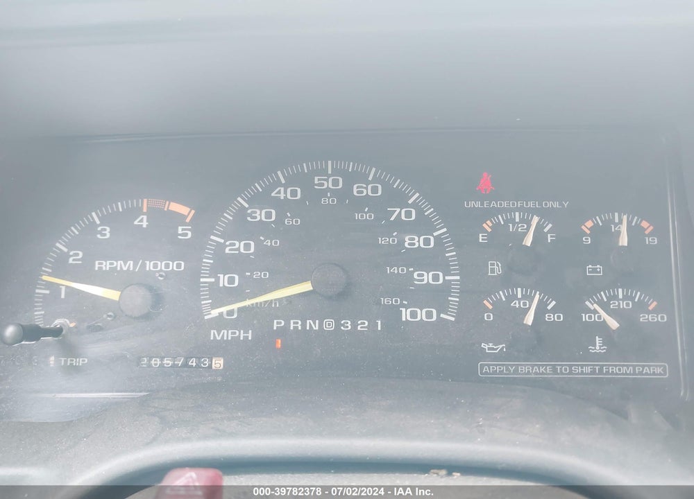 1995 CHEVROLET GMT-400 K1500 VIN: 1GCEK19KXSE250510