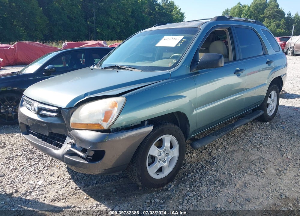 2007 KIA SPORTAGE LX VIN: KNDJF724077376534