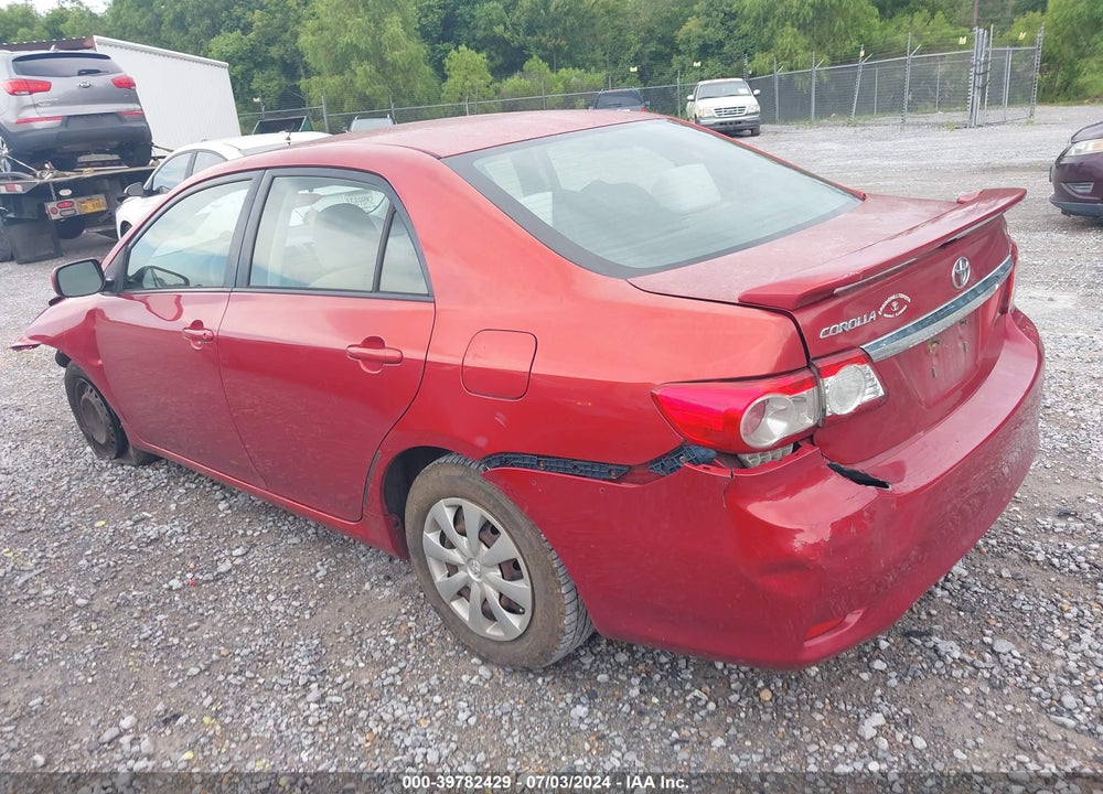 2011 TOYOTA COROLLA LE VIN: JTDBU4EE1B9154840