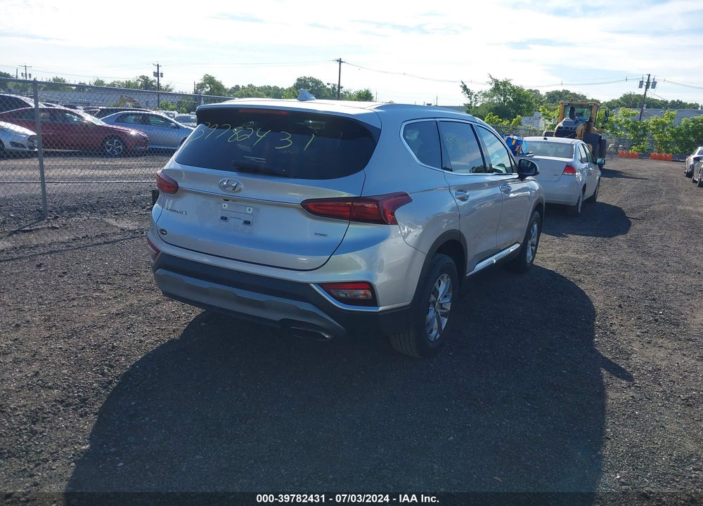 2019 HYUNDAI SANTA FE SEL VIN: 5NMS3CAD3KH079914