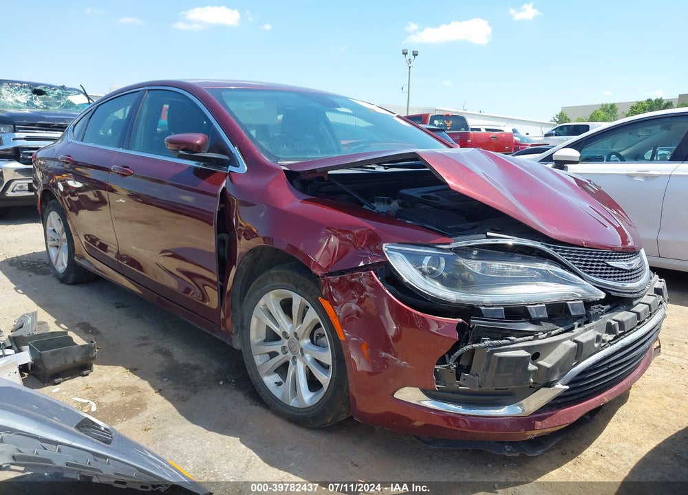 2016 CHRYSLER 200 LIMITED PLATINUM VIN: 1C3CCCAB9GN191540