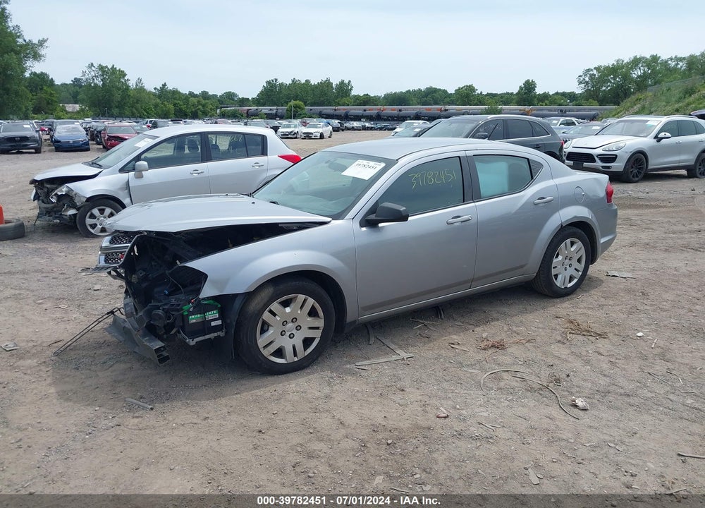 2014 DODGE AVENGER SE VIN: 1C3CDZAB2EN115669