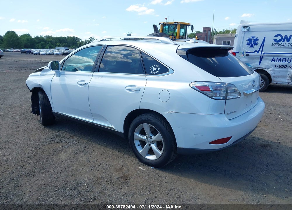 2010 LEXUS RX 350 VIN: 2T2BK1BA3AC051140