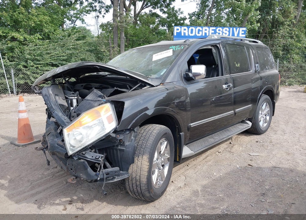 2012 NISSAN ARMADA PLATINUM VIN: 5N1AA0NE2CN608157
