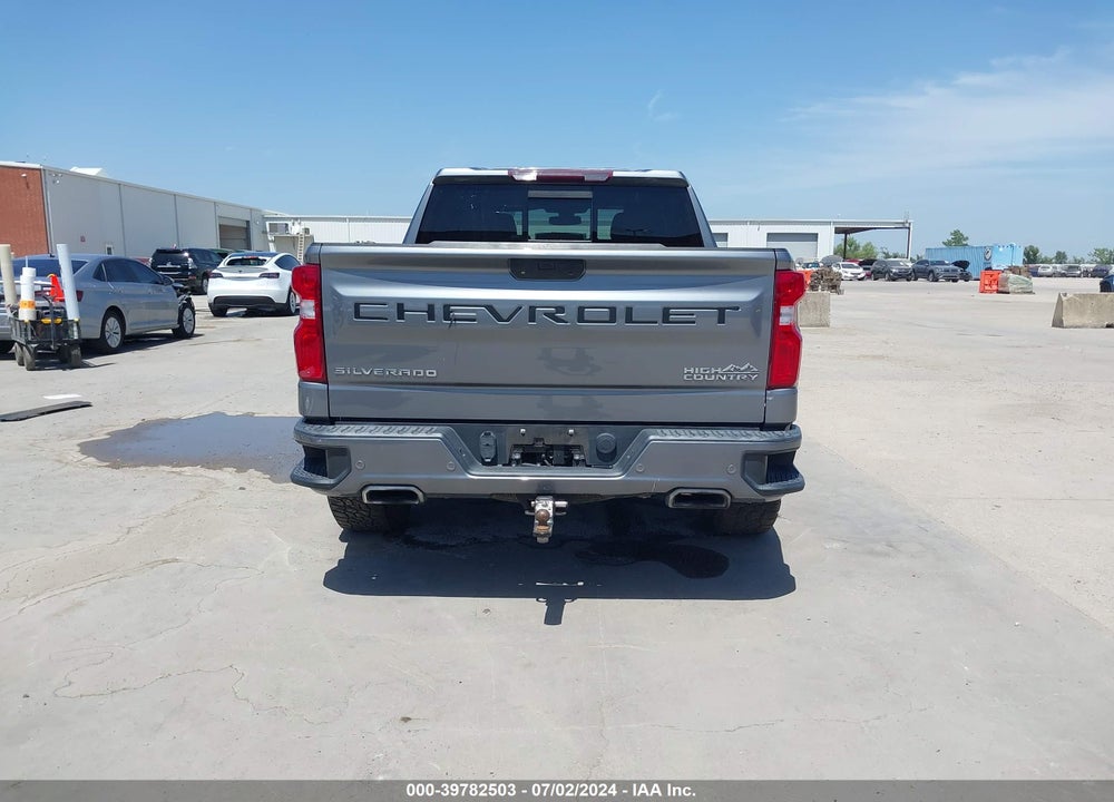 2020 CHEVROLET SILVERADO 1500 4WD SHORT BED HIGH COUNTRY VIN: 3GCUYHED4LG168356