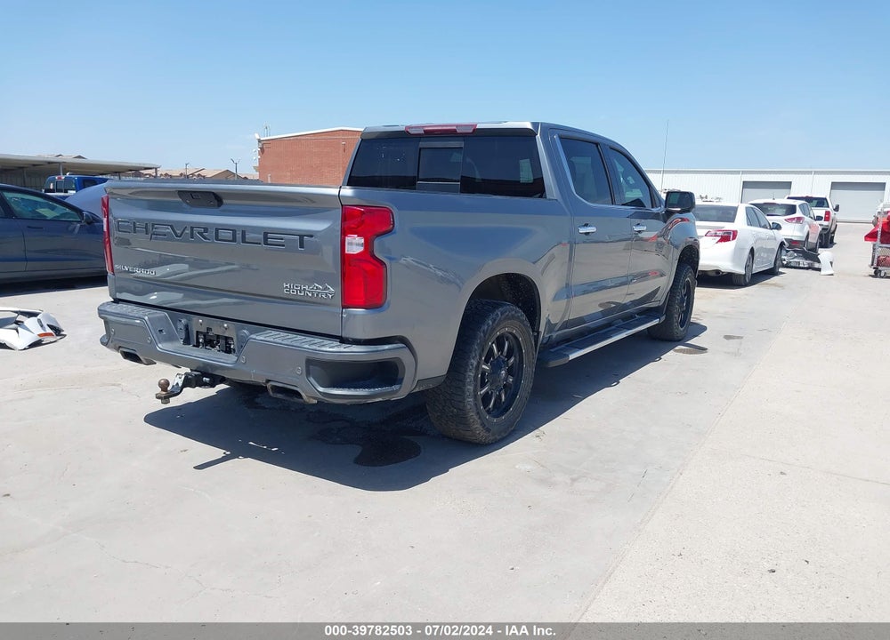 2020 CHEVROLET SILVERADO 1500 4WD SHORT BED HIGH COUNTRY VIN: 3GCUYHED4LG168356