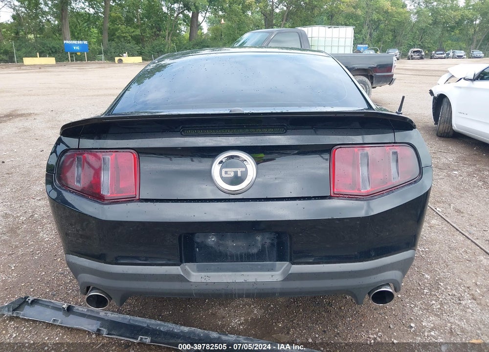 2011 FORD MUSTANG GT PREMIUM VIN: 1ZVBP8CF6B5148207