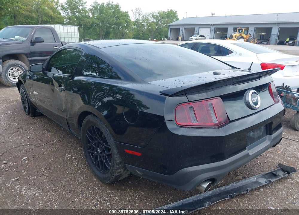 2011 FORD MUSTANG GT PREMIUM VIN: 1ZVBP8CF6B5148207