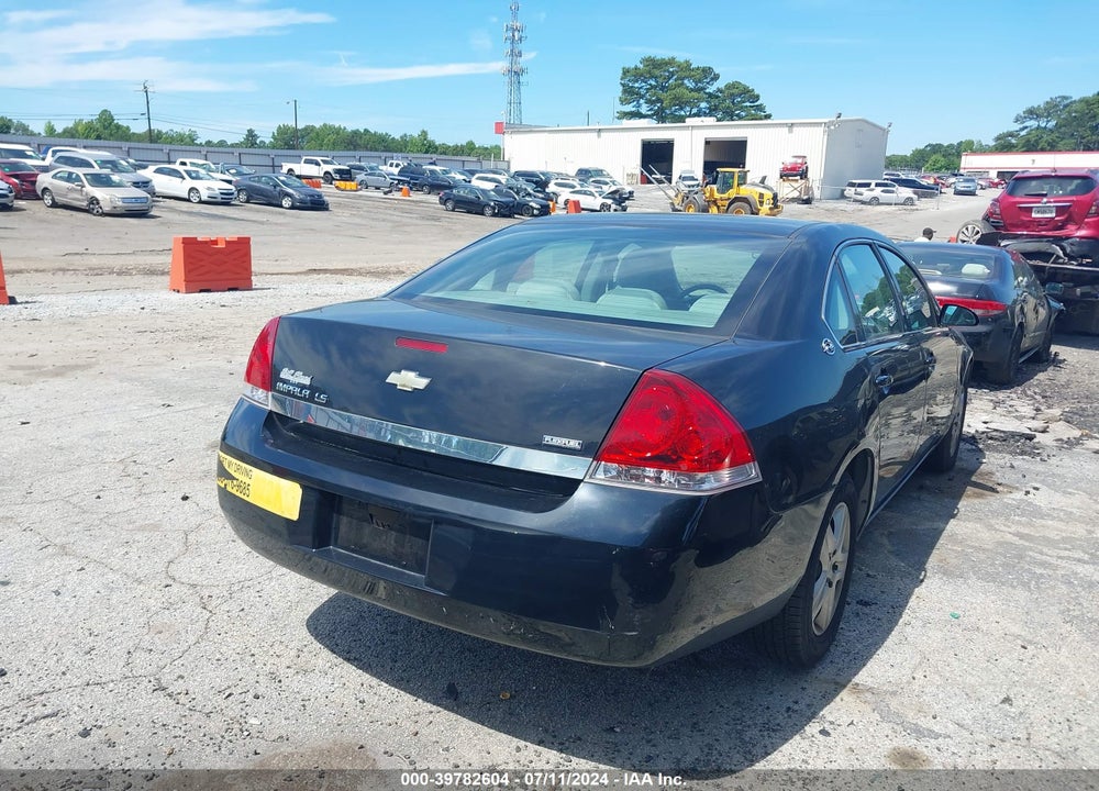 2008 CHEVROLET IMPALA LS VIN: 2G1WB58K189222175