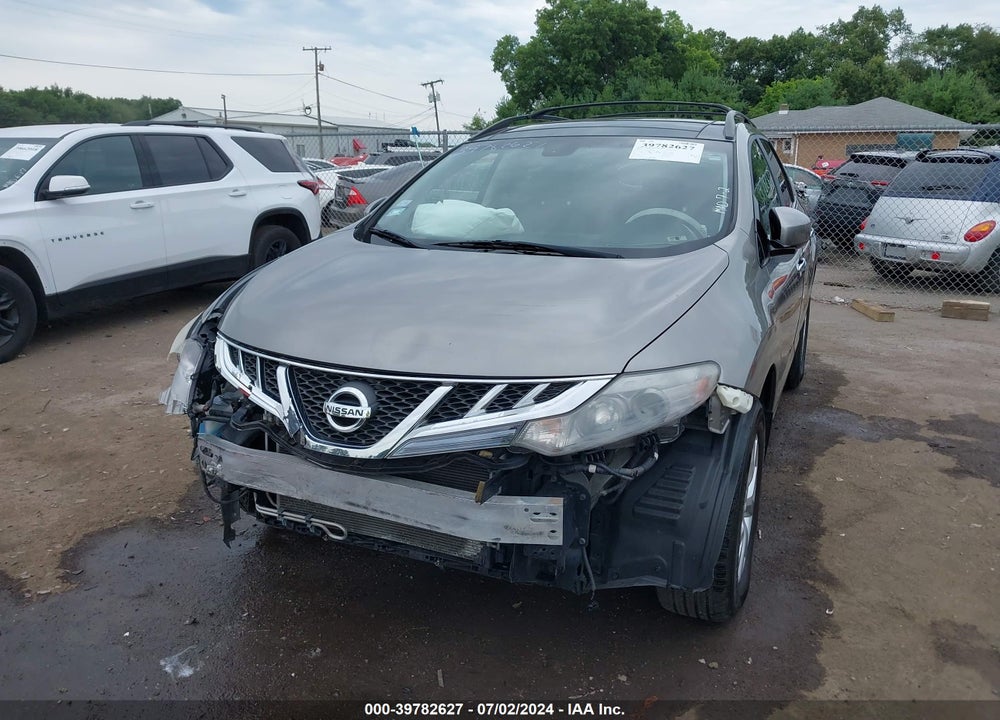 2011 NISSAN MURANO SL VIN: JN8AZ1MU6BW058468