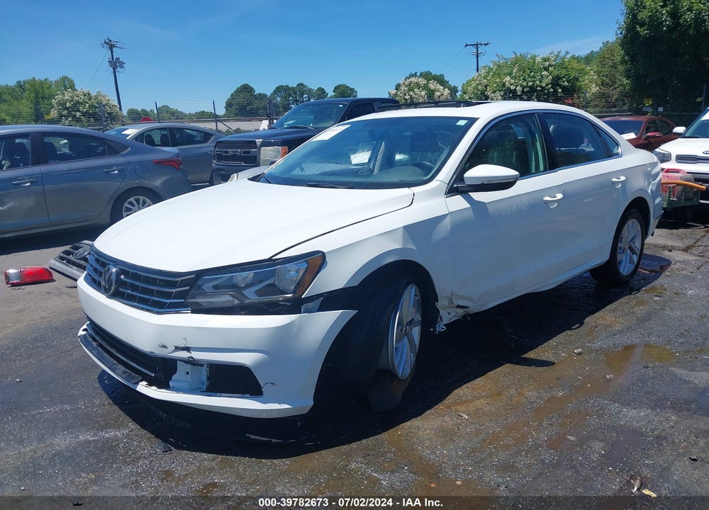 2018 VOLKSWAGEN PASSAT 2.0T SE VIN: 1VWBA7A33JC049777