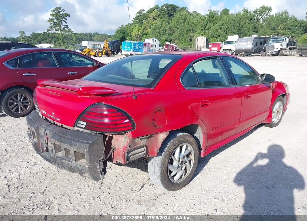 2004 PONTIAC GRAND AM SE1 VIN: 1G2NF52E74M670724