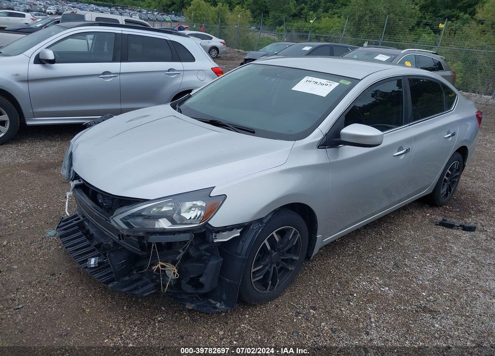 2019 NISSAN SENTRA S VIN: 3N1AB7AP6KY410624