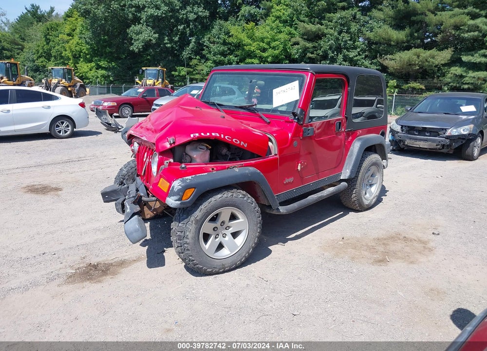 2004 JEEP WRANGLER RUBICON VIN: 1J4FA69S54P792913