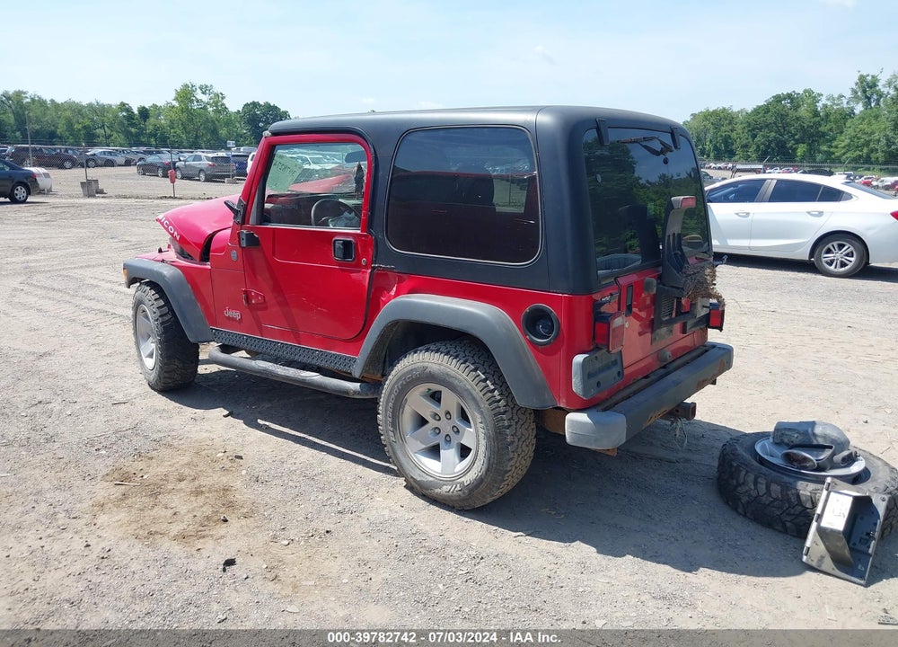 2004 JEEP WRANGLER RUBICON VIN: 1J4FA69S54P792913