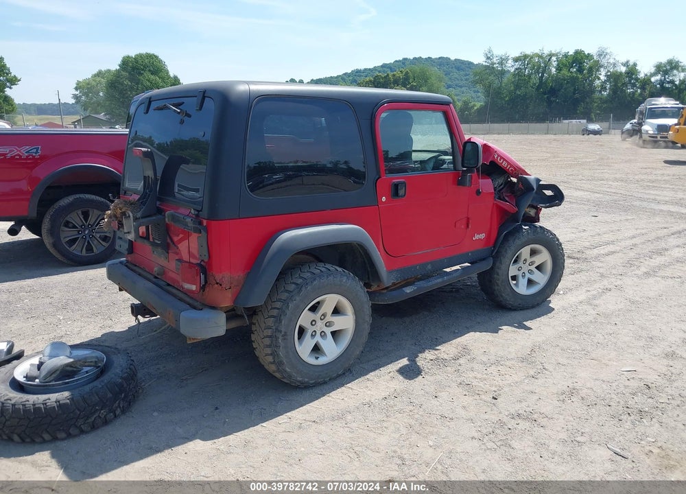 2004 JEEP WRANGLER RUBICON VIN: 1J4FA69S54P792913