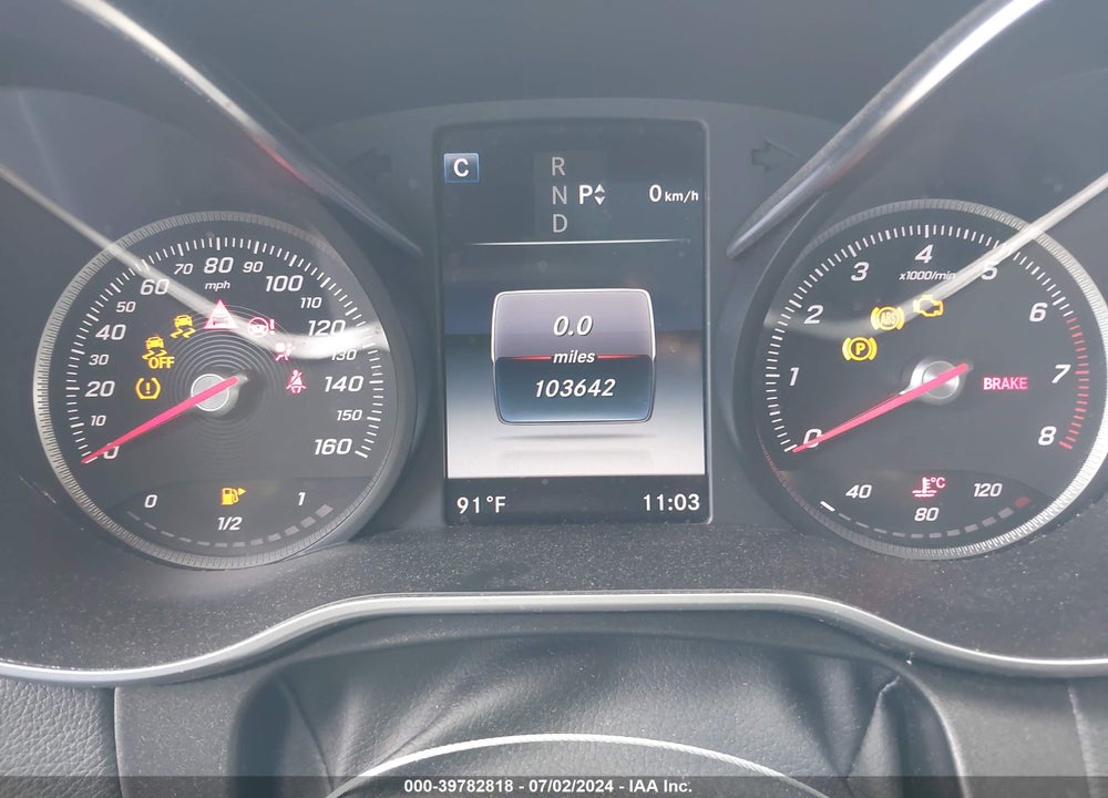 2017 MERCEDES-BENZ C 300 4MATIC VIN: WDDWJ4KB9HF423753