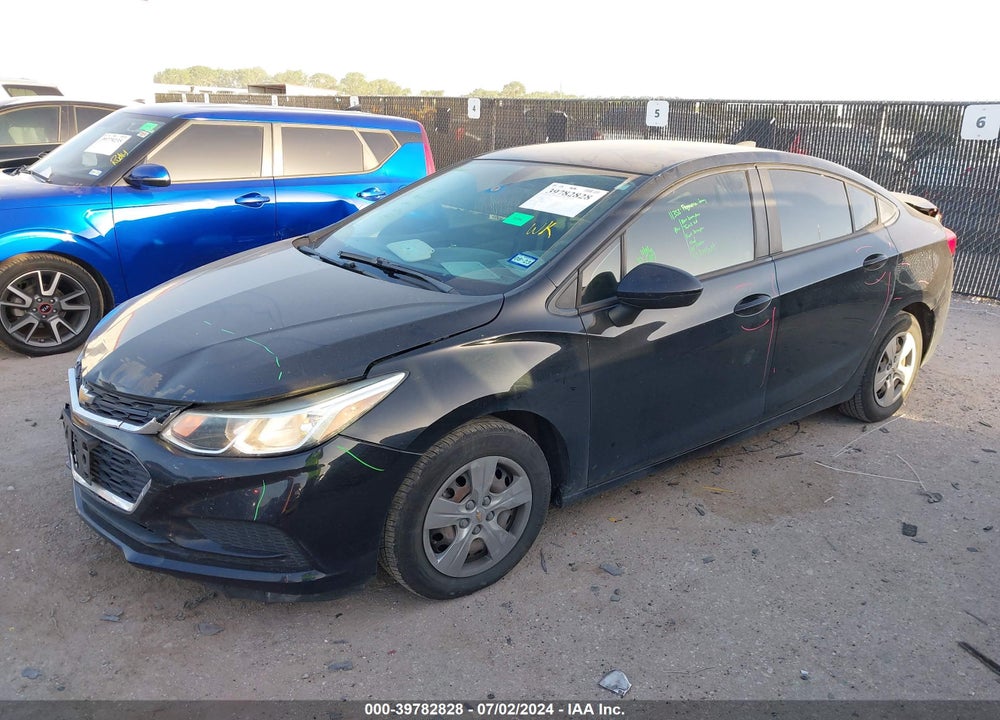 2017 CHEVROLET CRUZE LS AUTO VIN: 1G1BC5SM6H7236676